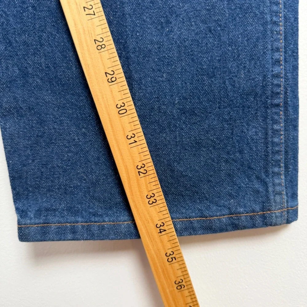 Vintage Wrangler Cowboy Cut 13MWZPW Mens Blue Denim Jeans 48x34 USA Made Indigo
